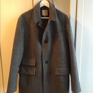 Billy Reid Astor top coat, herringbone. Like new!